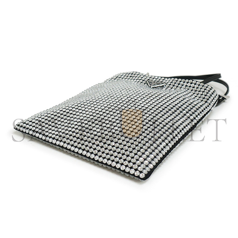 Pra*a triangle chain shoulder bag 1ba253 (20*18cm)